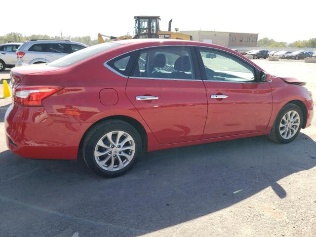  NISSAN SENTRA 2018 Червоний