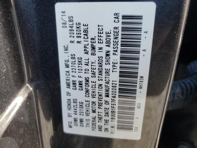 19UUB1F57FA000621 Acura TLX TECH