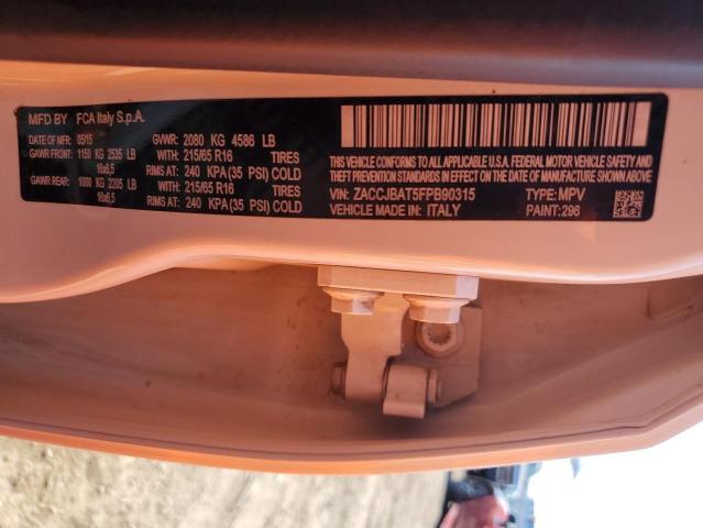 ZACCJBAT5FPB90315 Jeep Renegade Sport