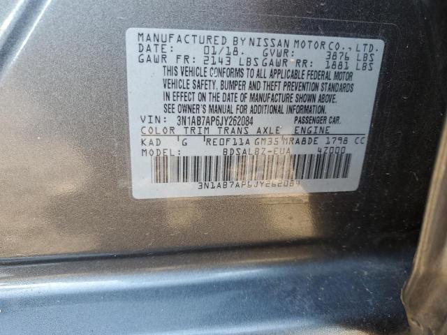 3N1AB7AP6JY262084 Nissan SENTRA S
