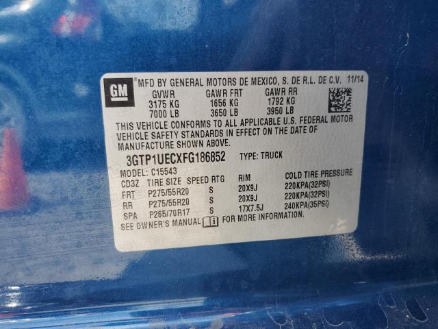 3GTP1UECXFG186852 GMC Sierra C1500 Sle