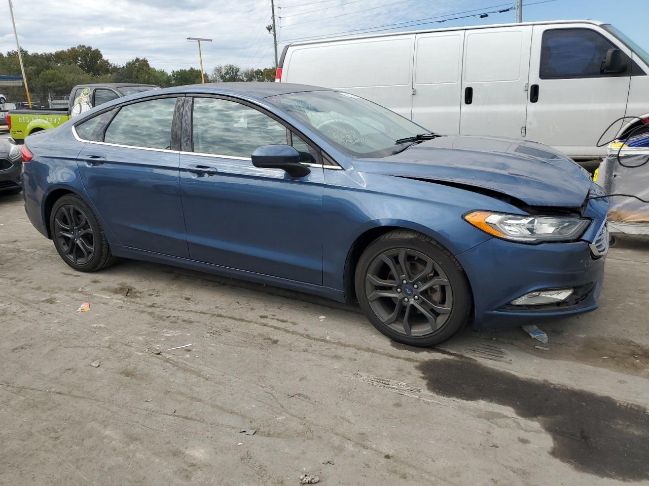 2018 Ford Fusion Se vin: 3FA6P0HD7JR283498