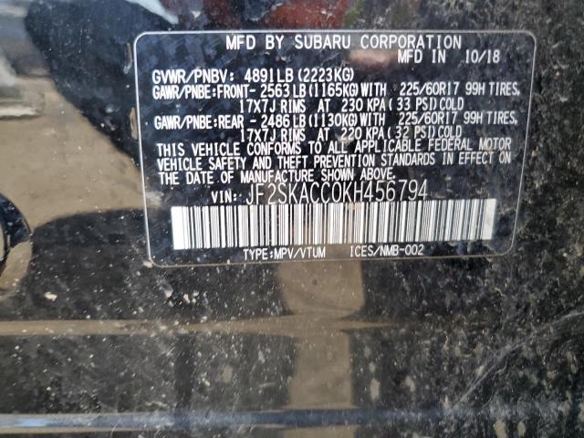 JF2SKACC0KH456794 Subaru Forester