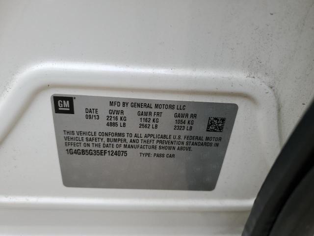 1G4GB5G35EF124075 Buick Lacrosse