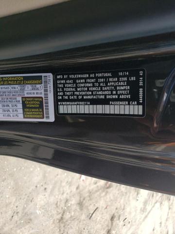 2015 VOLKSWAGEN EOS KOMFOR - WVWBW8AH4FV002114