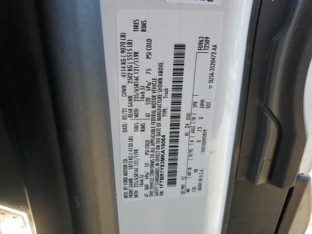 2021 FORD TRANSIT T- - 1FTBR1Y83MKA19084