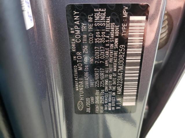 2021 HYUNDAI TUCSON SE - KM8J23A47MU308259