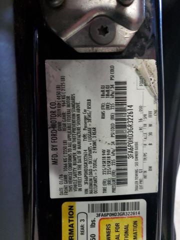 3FA6P0HD3GR322614 2016 FORD FUSION, photo no. 12