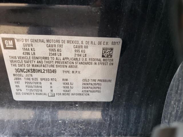 3GNCJKSB9HL218349 Chevrolet TRAX LS
