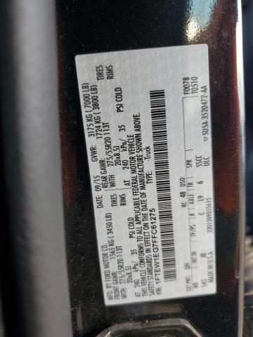 1FTEW1EG7FFC61275 Ford F150 Supercrew
