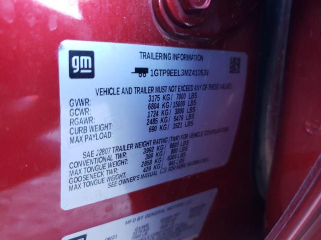 2021 GMC SIERRA - 1GTP9EEL3MZ410538