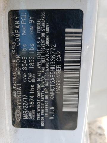 2017 HYUNDAI ACCENT SE - KMHCT5AE5HU336772