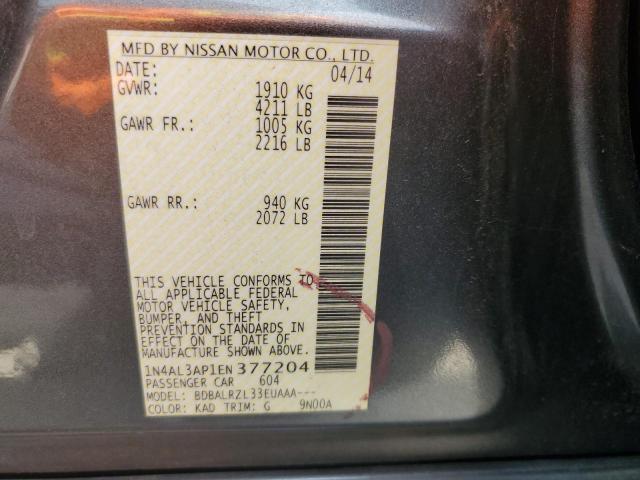1N4AL3AP1EN377204 Nissan ALTIMA 2.5