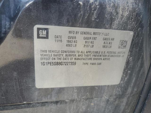 1G1PE5SB8G7227359 2016 Chevrolet Cruze Limited Lt