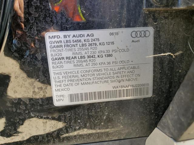 WA1BNAFY6J2206615 2018 AUDI Q5, photo no. 13