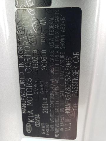KNAFX6A80E5245966 KIA FORTE EX