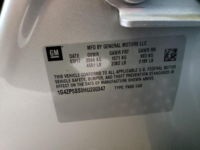 1G4ZP5SS8HU200347 Buick Lacrosse Essence