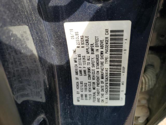 1HGCR2F87GA248540 Honda ACCORD EXL