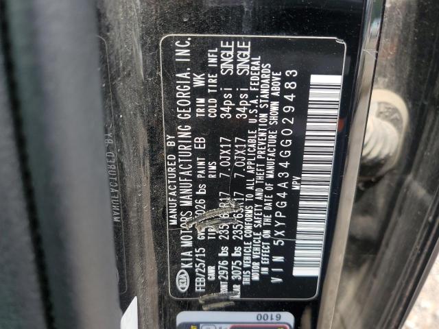 5XYPG4A34GG029483 KIA SORENTO LX