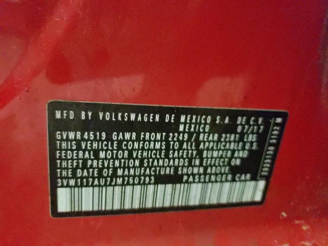 2018 VOLKSWAGEN GOLF SPORT - 3VW117AU7JM750793