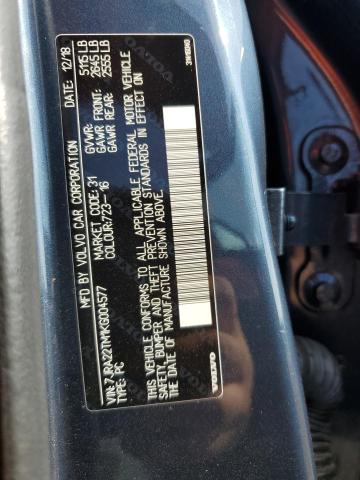 2019 VOLVO S60 T6 R-D - 7JRA22TM1KG004577
