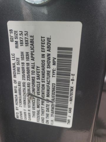 7FARW2H59JE026623 Honda CR-V EX