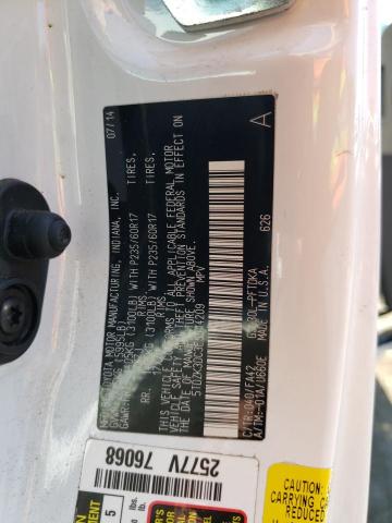 5TDZK3DC3ES514209 Toyota SIENNA