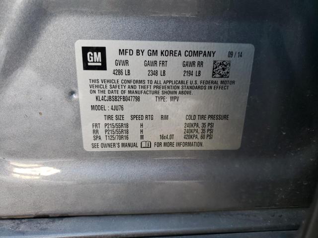 KL4CJBSB2FB047798 Buick Encore Convenience