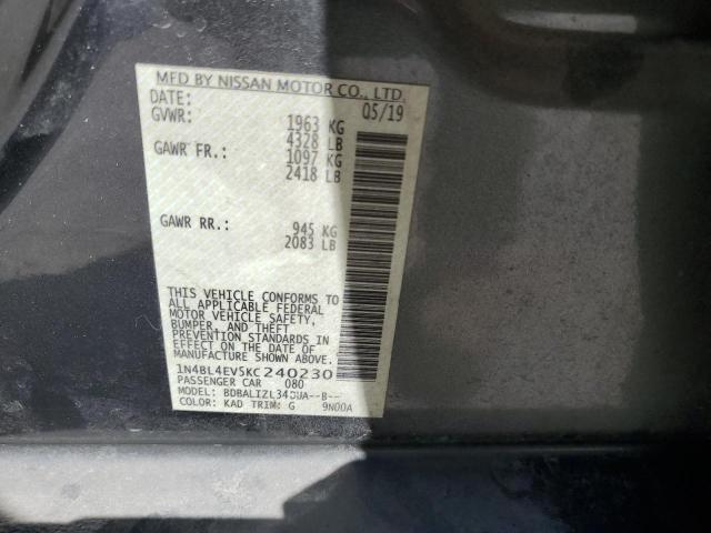 1N4BL4EV5KC240230 Nissan ALTIMA SL