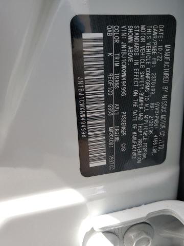 JN1BJ1CWXNW494998 Nissan Rogue Sport Sl