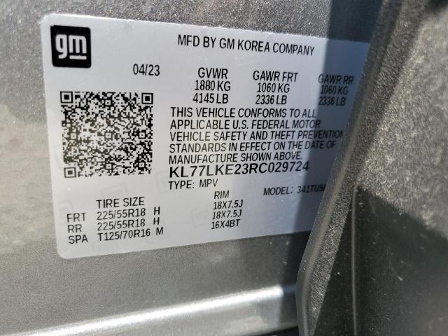 2024 CHEVROLET TRAX ACTIV KL77LKE23RC029724