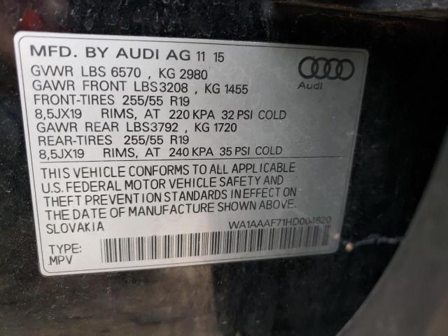 WA1AAAF71HD004620 2017 AUDI Q7 - Image 13