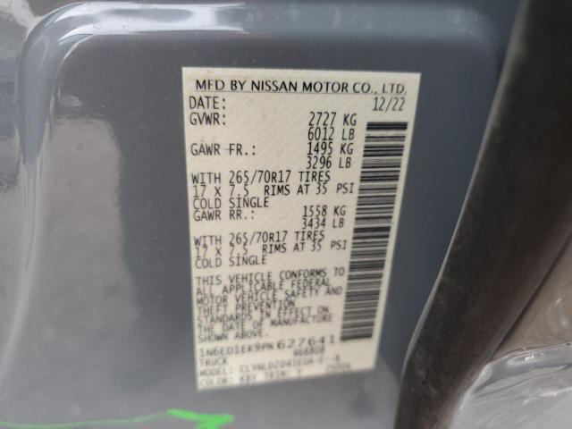 1N6ED1EK9PN627641 Nissan FRONTIER S