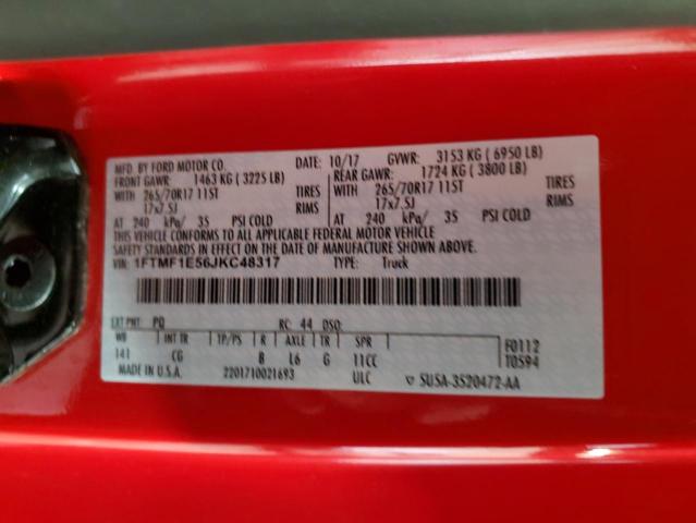 1FTMF1E56JKC48317 Ford F150