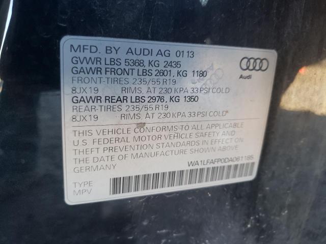 VIN WA1LFAFP0DA061185 2013 Audi Q5, Premium Plus no.12