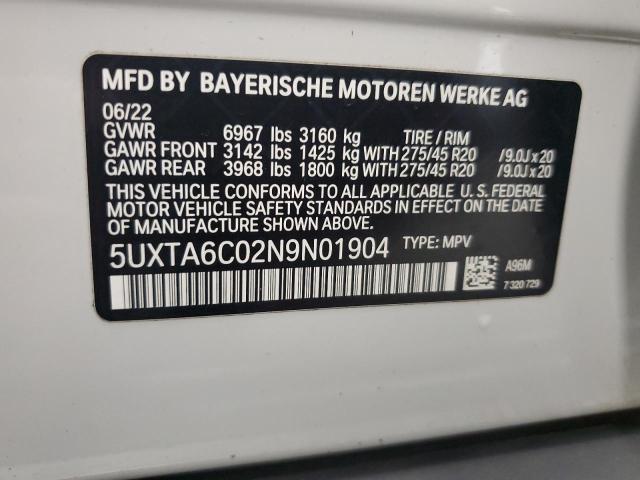 5UXTA6C02N9N01904 BMW X5 XDRIVE4 13