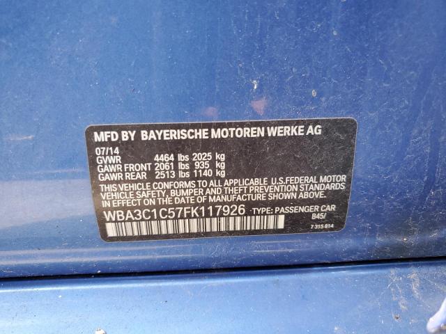 WBA3C1C57FK117926 BMW 328 I Sulev