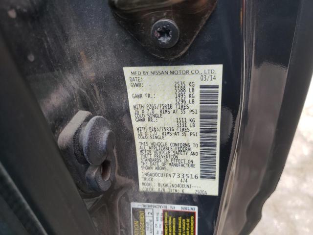 1N6AD0CU7EN733516 Nissan Frontier Sv