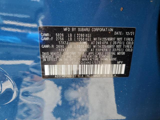 4S4BTGUD4N3175732 Subaru Outback Wilderness