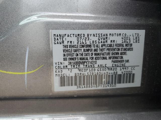 3N1AB8DV8PY314310 Nissan SENTRA SR
