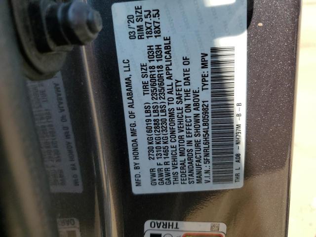 2020 HONDA ODYSSEY EX - 5FNRL6H54LB059821