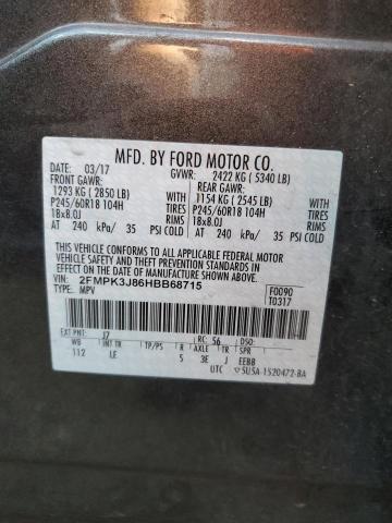 2FMPK3J86HBB68715 Ford EDGE SEL