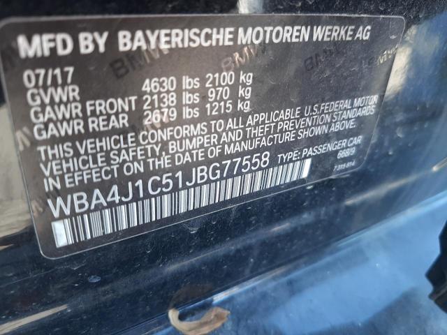 WBA4J1C51JBG77558 BMW 430i Gran Coupe