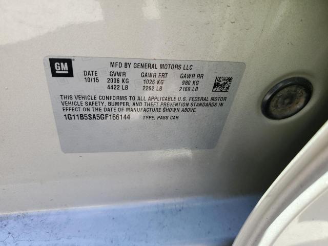 1G11B5SA5GF166144 Chevrolet Malibu Limited Ls