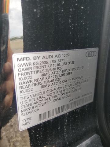 WA1FVBF13PD008338 Audi Q8 PRESTIG 10