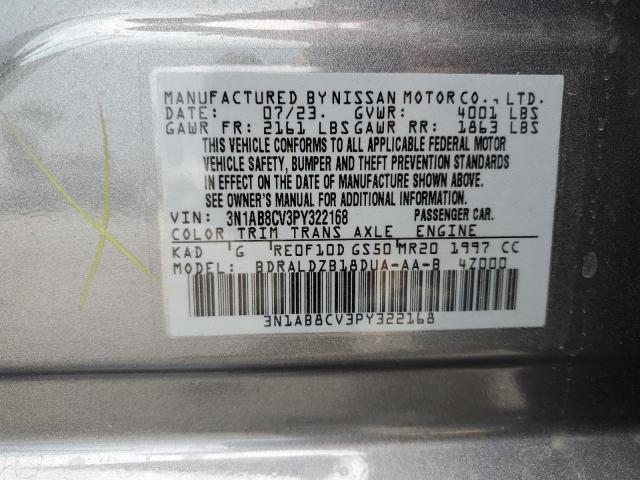 3N1AB8CV3PY322168 Nissan SENTRA SV