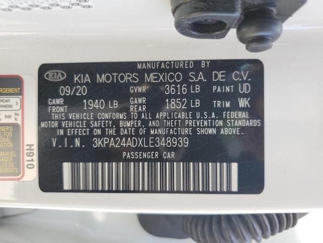 3KPA24ADXLE348939 KIA RIO LX