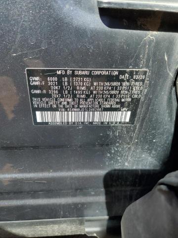4S4WMAJD1L3462667 Subaru Ascent Limited