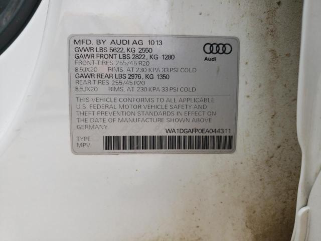 VIN WA1DGAFP0EA044311 2014 Audi Q5, Premium Plus no.12