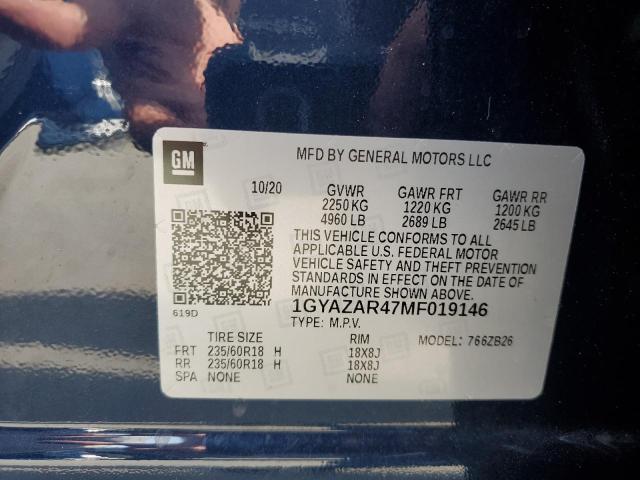  CADILLAC XT4 2021 Синій